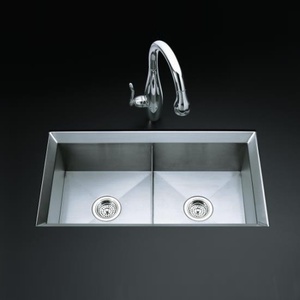 K3159-NA Poise Stainless Steel Undermount - Double Bowl Kitchen Sink - Stainless Steel K3159-NA Poise Stainless Steel Undermount - Double Bowl Kitchen Sink - Stainless Steel