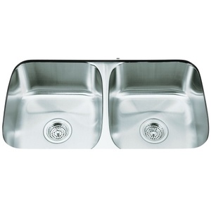 K3180-NA Undertone Stainless Steel Undermount - Double Bowl Kitchen Sink - Stainless Steel K3180-NA Undertone Stainless Steel Undermount - Double Bowl Kitchen Sink - Stainless Steel