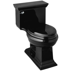 K3813-7 Memoirs Stately One Piece Toilet - Black K3813-7 Memoirs Stately One Piece Toilet - Black