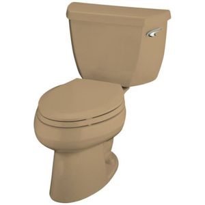 K3505-TR-33 Wellworth Two Piece Toilet - Mexican Sand K3505-TR-33 Wellworth Two Piece Toilet - Mexican Sand