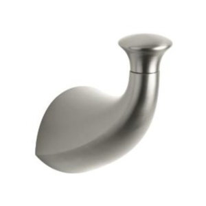 K37055-BN Alteo Robe Hook Bathroom Accessory - Vibrant Brushed Nickel K37055-BN Alteo Robe Hook Bathroom Accessory - Vibrant Brushed Nickel