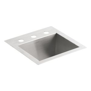 K3840-3-NA Vault Self-Rimming Bar Sink - Stainless Steel K3840-3-NA Vault Self-Rimming Bar Sink - Stainless Steel