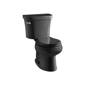 K3947-T-7 Wellworth Two Piece Toilet - Black K3947-T-7 Wellworth Two Piece Toilet - Black