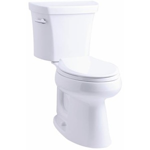 K3949-0 Highline Two Piece Toilet - White K3949-0 Highline Two Piece Toilet - White