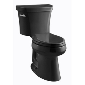 K3949-7 Highline Two Piece Toilet - Black K3949-7 Highline Two Piece Toilet - Black