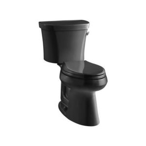 K3949-RA-7 Highline Two Piece Toilet - Black K3949-RA-7 Highline Two Piece Toilet - Black