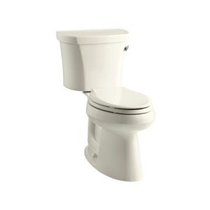 K3949-UR-47 Highline Two Piece Toilet - Almond K3949-UR-47 Highline Two Piece Toilet - Almond