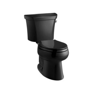 K3998-RZ-7 Wellworth Two Piece Toilet - Black K3998-RZ-7 Wellworth Two Piece Toilet - Black