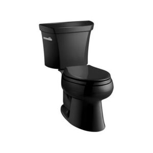 K3998-U-7 Wellworth Two Piece Toilet - Black K3998-U-7 Wellworth Two Piece Toilet - Black