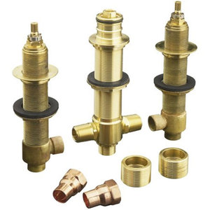 K438-K-NA Whirlpool Faucet Valve Rough In Valve - Rough Brass K438-K-NA Whirlpool Faucet Valve Rough In Valve - Rough Brass