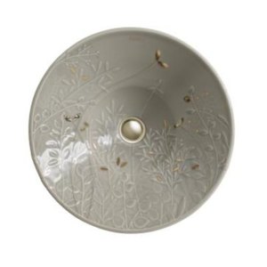 K45922-DE-K5 Gilded Meadow Vessel Style Bathroom Sink - Gilded Meadow - Gold K45922-DE-K5 Gilded Meadow Vessel Style Bathroom Sink - Gilded Meadow - Gold