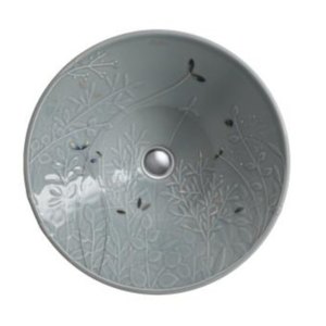 K45922-DF-K7 Gilded Meadow Vessel Style Bathroom Sink - Nepal K45922-DF-K7 Gilded Meadow Vessel Style Bathroom Sink - Nepal