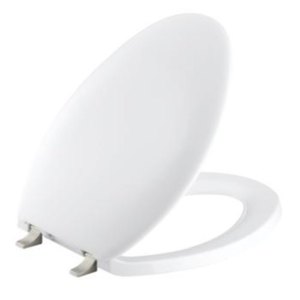 K4685-BN-0 Bancroft Toilet Seat Bathroom Accessory - White K4685-BN-0 Bancroft Toilet Seat Bathroom Accessory - White