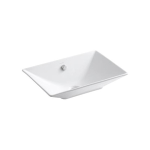 K4819-0 Reve Vessel Style Bathroom Sink - White K4819-0 Reve Vessel Style Bathroom Sink - White