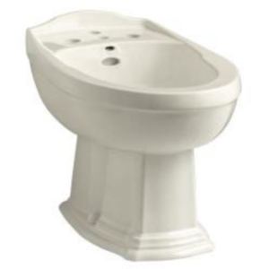 K4897-47 Portrait Vertical Spray Style Bidet - Almond K4897-47 Portrait Vertical Spray Style Bidet - Almond