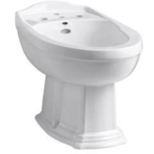 K4897-0 Portrait Vertical Spray Style Bidet - White K4897-0 Portrait Vertical Spray Style Bidet - White