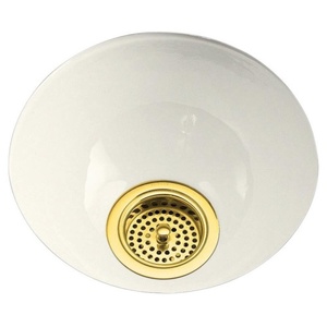 K6588-96 Iron/Tones White/Color Single Bowl Kitchen Sink - Biscuit K6588-96 Iron/Tones White/Color Single Bowl Kitchen Sink - Biscuit