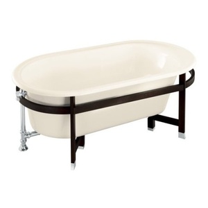 K727-2A-47 Iron Works Tellieur 66" Soaking Tub - Almond K727-2A-47 Iron Works Tellieur 66" Soaking Tub - Almond