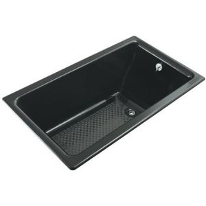 K804-R-7 Kathryn 66" Soaking Tub - Black K804-R-7 Kathryn 66" Soaking Tub - Black