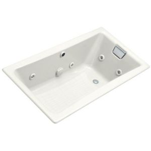 K852-HE-0 Tea-For-Two 60'' x 32'' Whirlpool Bath - White K852-HE-0 Tea-For-Two 60'' x 32'' Whirlpool Bath - White