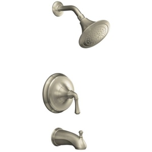 KT102754ABN/K304K Forte Traditional One Handle Tub & Shower Faucet - Vibrant Brushed Nickel KT102754ABN/K304K Forte Traditional One Handle Tub & Shower Faucet - Vibrant Brushed Nickel