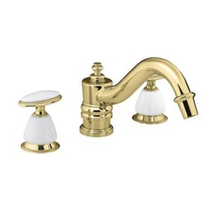 KT125-9B-PB Antique Tub Faucet Trim Trim Kit - Vibrant Polished Brass KT125-9B-PB Antique Tub Faucet Trim Trim Kit - Vibrant Polished Brass
