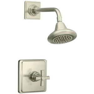 KT131343ABN/K304K Pinstripe Pure Single Handle Shower Faucet - Vibrant Brushed Nickel KT131343ABN/K304K Pinstripe Pure Single Handle Shower Faucet - Vibrant Brushed Nickel