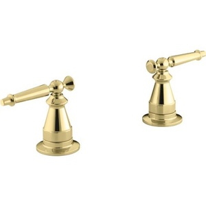 KT135-4-PB Antique Tub Faucet Trim Trim Kit - Vibrant Polished Brass KT135-4-PB Antique Tub Faucet Trim Trim Kit - Vibrant Polished Brass
