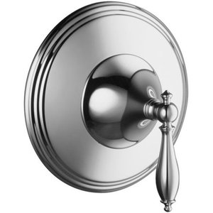 KT10301-4M-CP Finial Traditional Thermostatic Valve Trim Trim Kit - Polished Chrome KT10301-4M-CP Finial Traditional Thermostatic Valve Trim Trim Kit - Polished Chrome