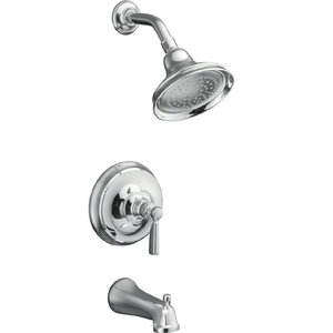 KT105814CP/K304K Bancroft One Handle Tub & Shower Faucet - Polished Chrome KT105814CP/K304K Bancroft One Handle Tub & Shower Faucet - Polished Chrome