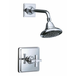 KT131343BCP/K304K Pinstripe Single Handle Shower Faucet - Polished Chrome KT131343BCP/K304K Pinstripe Single Handle Shower Faucet - Polished Chrome