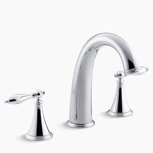 KT314-4M-CP Finial Traditional Tub Faucet Trim Trim Kit - Polished Chrome KT314-4M-CP Finial Traditional Tub Faucet Trim Trim Kit - Polished Chrome