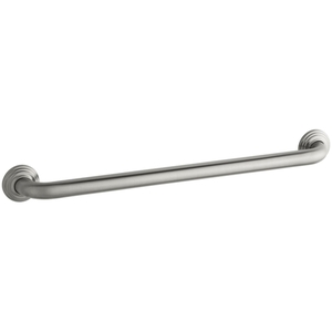 K10542-BS Traditional Hand Rail Bathroom Accessory - Brushed Stainless K10542-BS Traditional Hand Rail Bathroom Accessory - Brushed Stainless