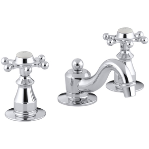 K108-3-CP Antique 8'' Widespread Bathroom Faucet - Polished Chrome K108-3-CP Antique 8'' Widespread Bathroom Faucet - Polished Chrome