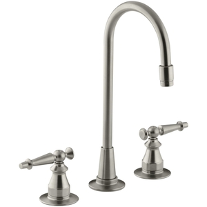 K118-4-BN Antique Widespread Bar Faucet - Vibrant Brushed Nickel K118-4-BN Antique Widespread Bar Faucet - Vibrant Brushed Nickel