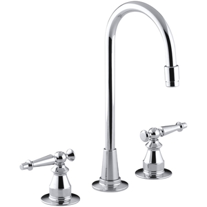 K118-4-CP Antique Widespread Bar Faucet - Polished Chrome K118-4-CP Antique Widespread Bar Faucet - Polished Chrome