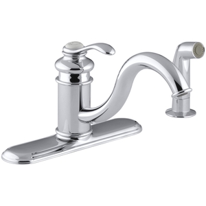 K12172-CP Fairfax Single Handle Kitchen Faucet - Polished Chrome K12172-CP Fairfax Single Handle Kitchen Faucet - Polished Chrome