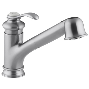 K12177-G Fairfax Pull-Out Spray Kitchen Faucet - Brushed Chrome K12177-G Fairfax Pull-Out Spray Kitchen Faucet - Brushed Chrome
