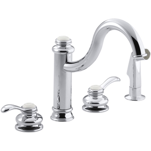 K12231-CP Fairfax Two-Handle Kitchen Faucet - Polished Chrome K12231-CP Fairfax Two-Handle Kitchen Faucet - Polished Chrome