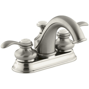 K12266-4-BN Fairfax 4'' Centerset Bathroom Faucet - Vibrant Brushed Nickel K12266-4-BN Fairfax 4'' Centerset Bathroom Faucet - Vibrant Brushed Nickel