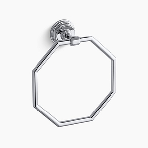 K13112-CP Pinstripe Towel Ring Bathroom Accessory - Polished Chrome K13112-CP Pinstripe Towel Ring Bathroom Accessory - Polished Chrome