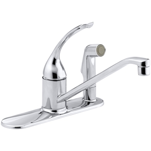 K15173-FL-CP Coralais Single Handle Kitchen Faucet - Polished Chrome K15173-FL-CP Coralais Single Handle Kitchen Faucet - Polished Chrome