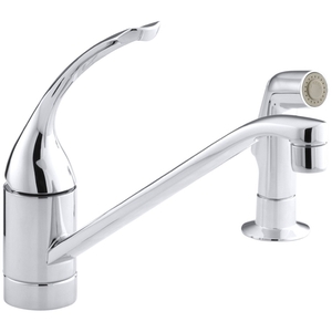K15176-FL-CP Coralais Single Handle Kitchen Faucet - Polished Chrome K15176-FL-CP Coralais Single Handle Kitchen Faucet - Polished Chrome