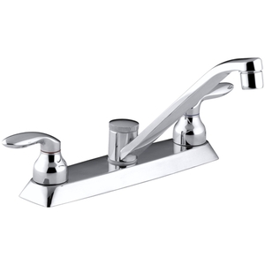 K15251-4-CP Coralais Two-Handle Kitchen Faucet - Polished Chrome K15251-4-CP Coralais Two-Handle Kitchen Faucet - Polished Chrome