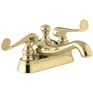 K16100-4-PB Revival 4'' Centerset Bathroom Faucet - Vibrant Polished Brass K16100-4-PB Revival 4'' Centerset Bathroom Faucet - Vibrant Polished Brass