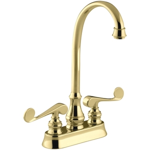 K16112-4-PB Revival 4"-Centerset Bar Faucet - Vibrant Polished Brass K16112-4-PB Revival 4"-Centerset Bar Faucet - Vibrant Polished Brass