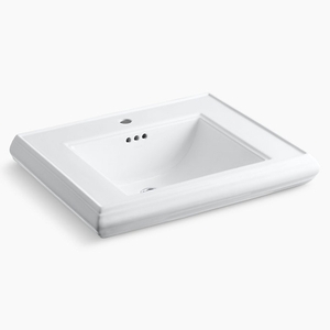 K2259-1-0 Memoirs Pedestal Basin Part - White K2259-1-0 Memoirs Pedestal Basin Part - White