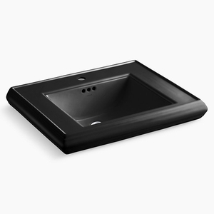 K2259-1-7 Memoirs Pedestal Basin Part - Black K2259-1-7 Memoirs Pedestal Basin Part - Black