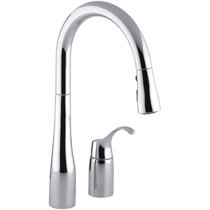 K647-CP Simplice Pull-Out Spray Kitchen Faucet - Polished Chrome K647-CP Simplice Pull-Out Spray Kitchen Faucet - Polished Chrome