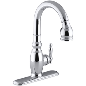 K691-CP Vinnata Single-Hole Bar Faucet - Polished Chrome K691-CP Vinnata Single-Hole Bar Faucet - Polished Chrome